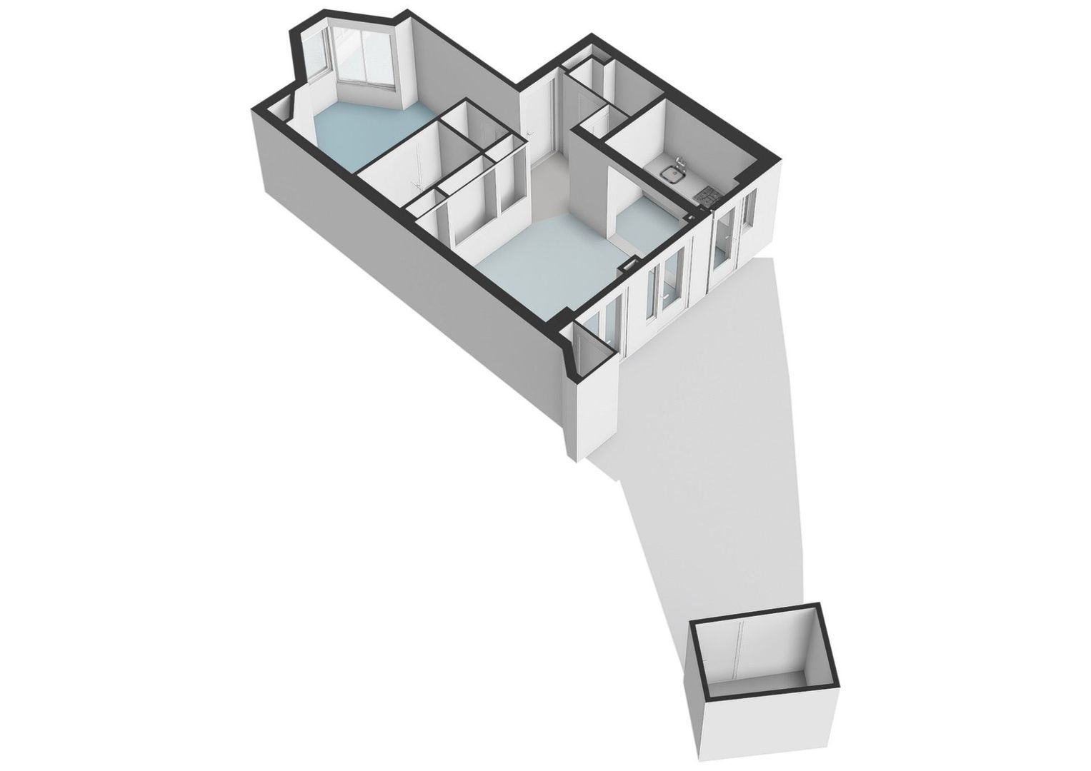 Cornelis Krusemanstraat 59 H, Amsterdam plattegrond-2
