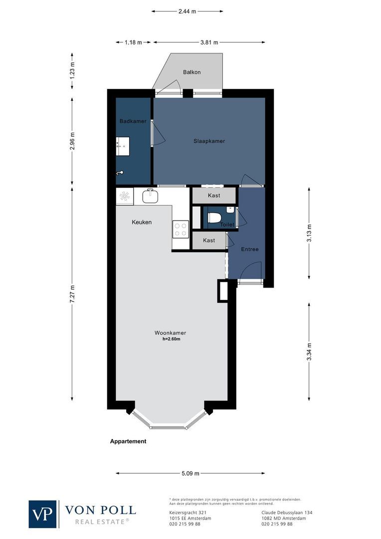 Roetersstraat 164, Amsterdam plattegrond-0