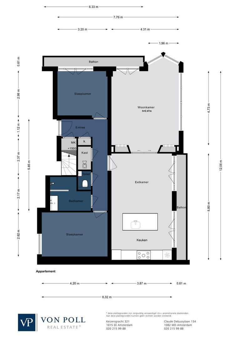Deurloostraat 115 1, Amsterdam plattegrond-0