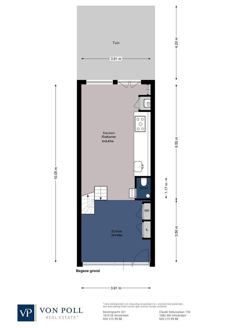 Bloemstraat 65, Amsterdam plattegrond-0