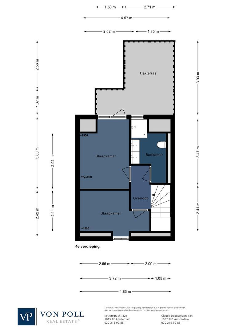 Van Beuningenstraat 207 3, Amsterdam plattegrond-3