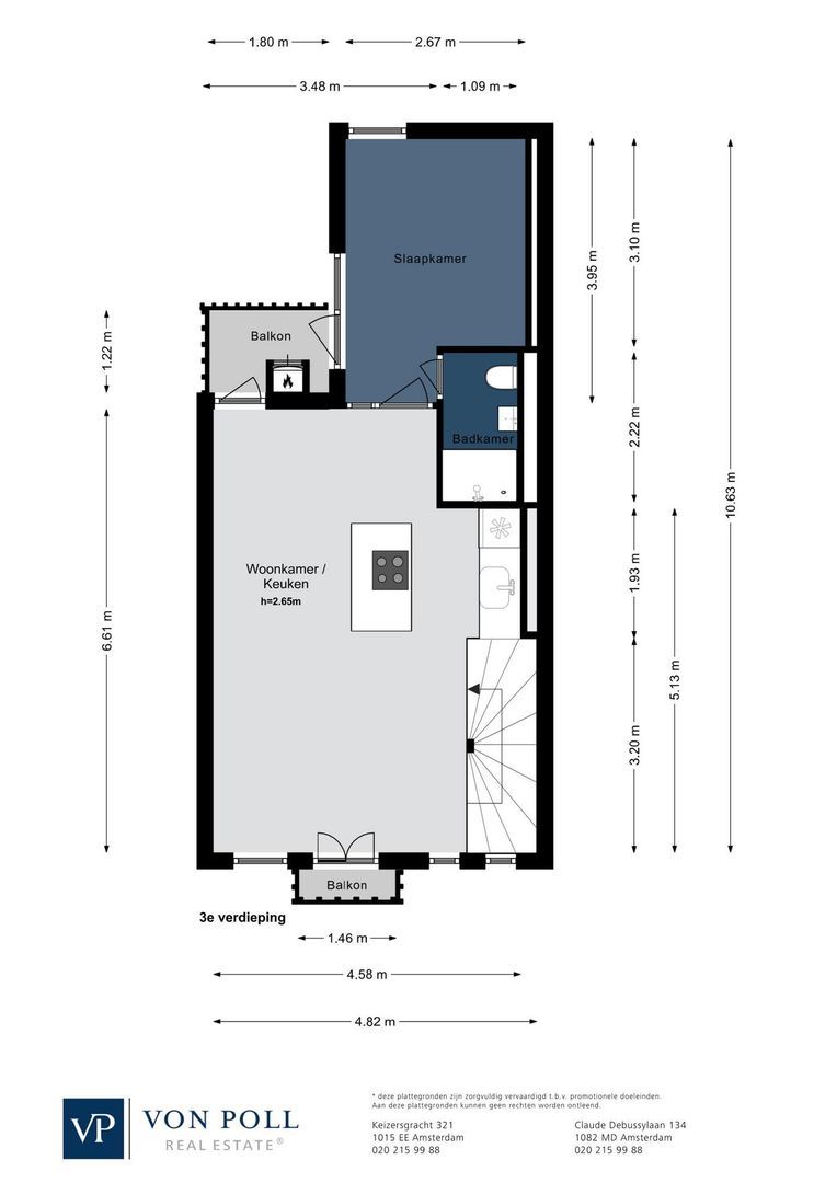 Van Beuningenstraat 207 3, Amsterdam plattegrond-2