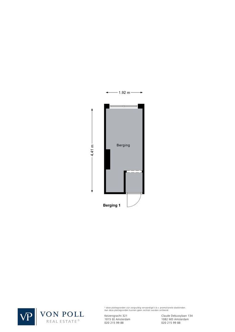 Brederodestraat 75 2, Amsterdam plattegrond-1