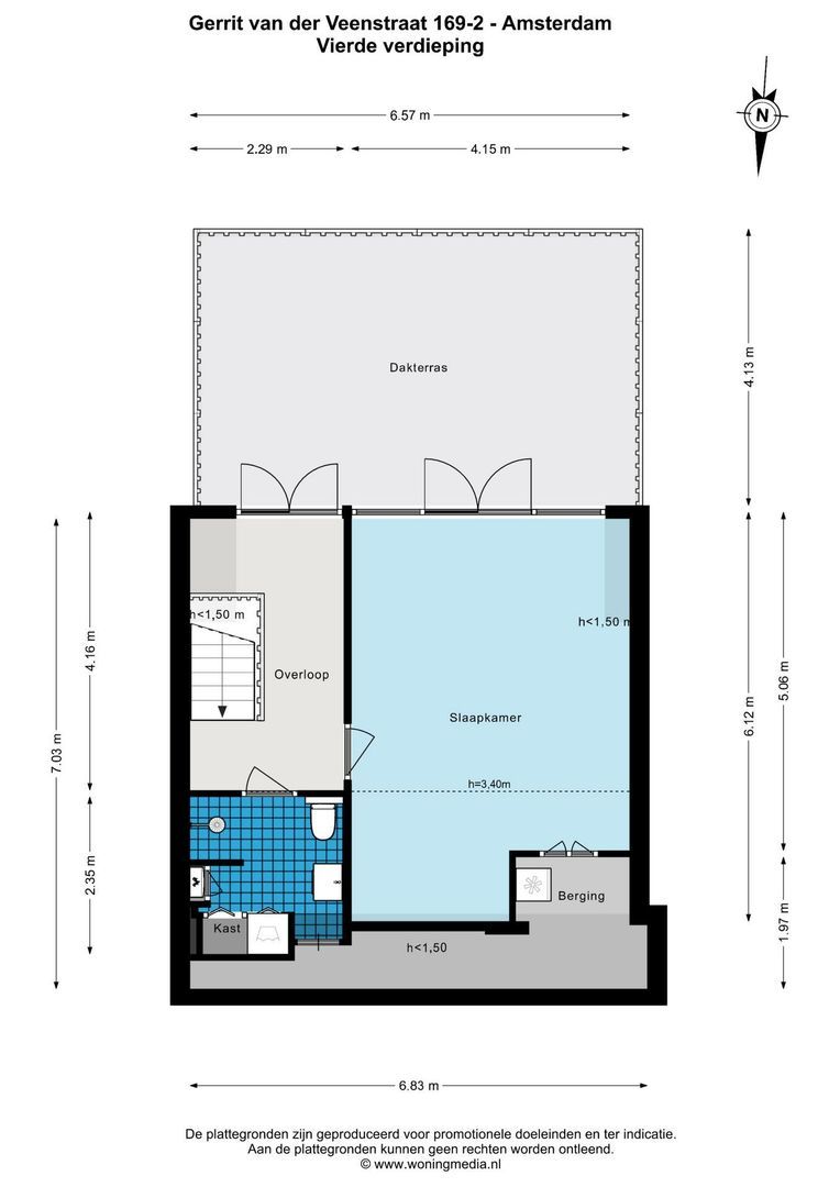Gerrit van der Veenstraat 169 2, Amsterdam plattegrond-4