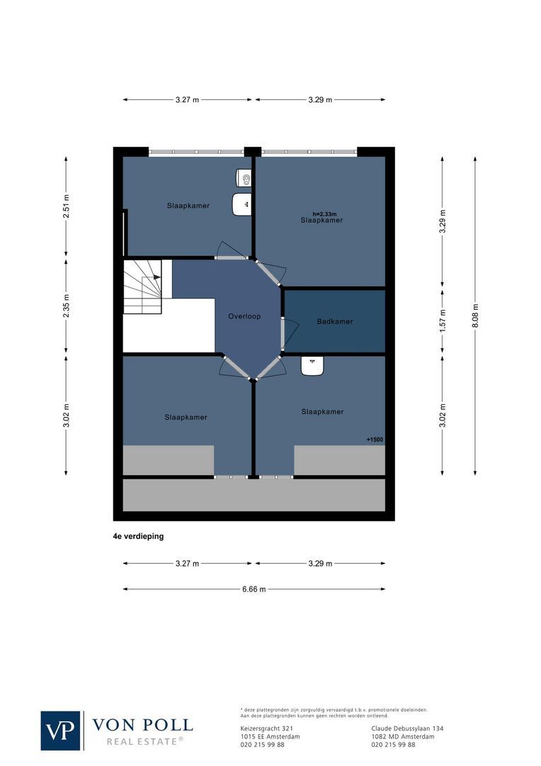 Linnaeusparkweg 52 A 3, Amsterdam plattegrond-2
