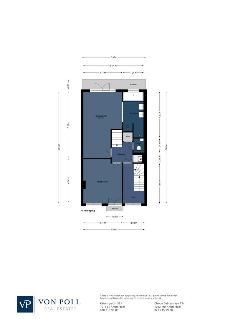 Jacob Marisstraat 34 H, Amsterdam plattegrond-0