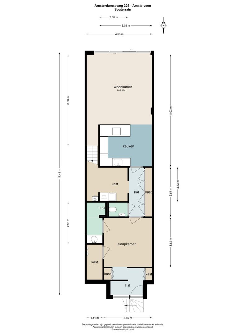 Amsterdamseweg 326, Amstelveen plattegrond-9