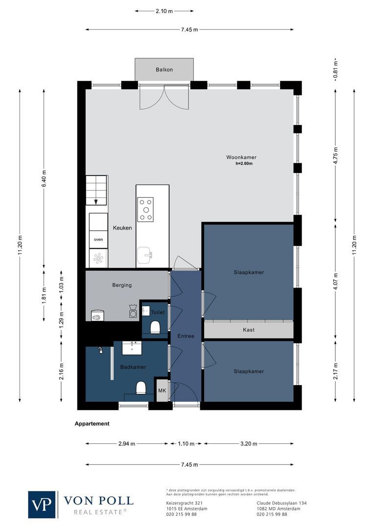 Gillis van Ledenberchstraat 18 E, Amsterdam plattegrond-0
