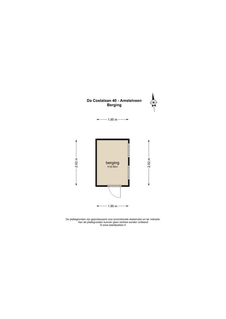 Da Costalaan 40, Amstelveen plattegrond-4