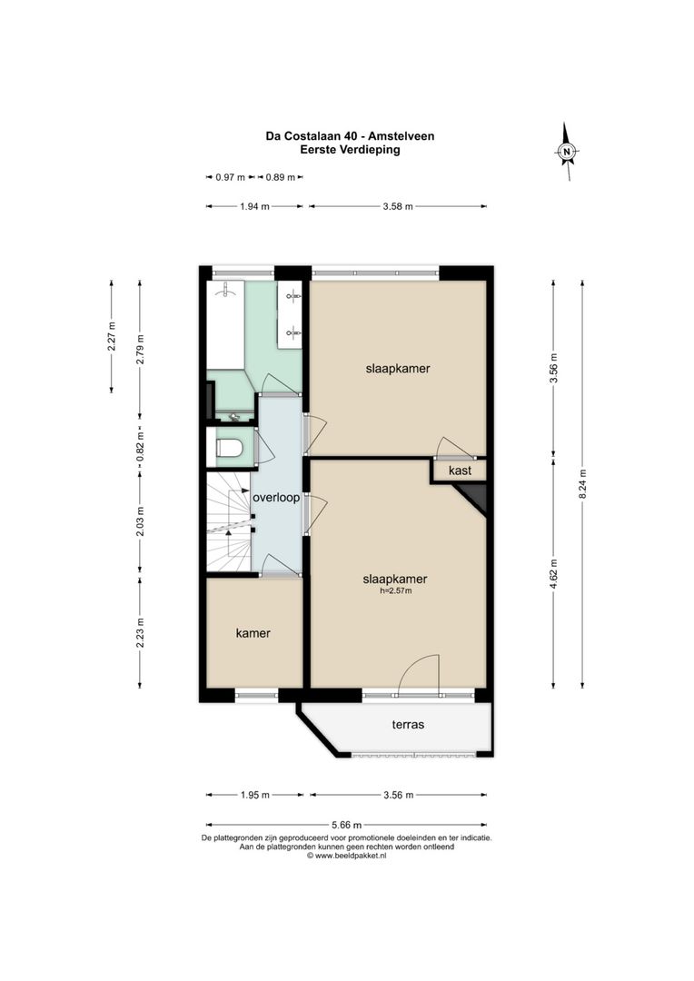 Da Costalaan 40, Amstelveen plattegrond-7
