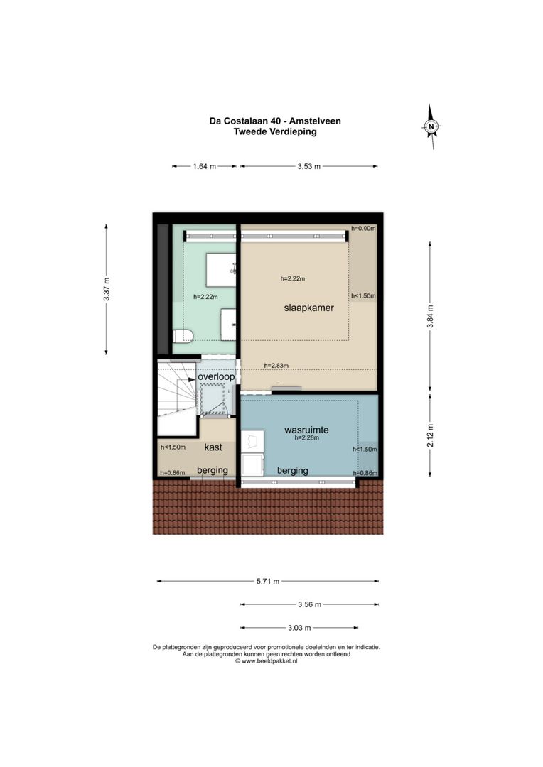 Da Costalaan 40, Amstelveen plattegrond-12