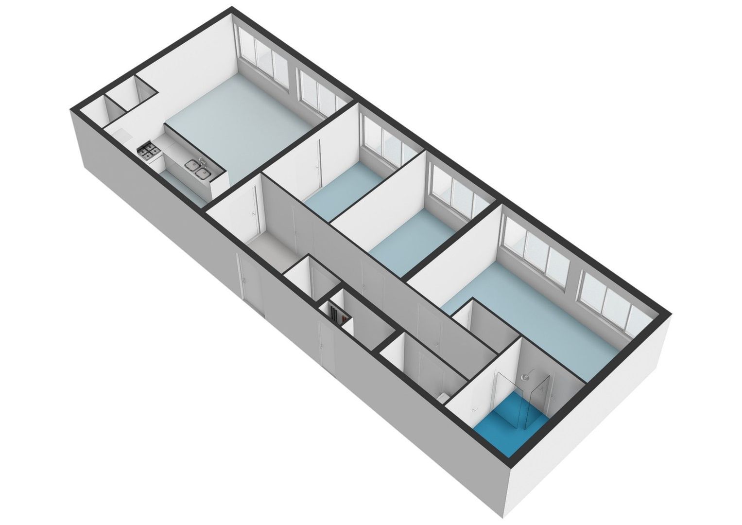 Bellamystraat 372 F, Amsterdam plattegrond-2