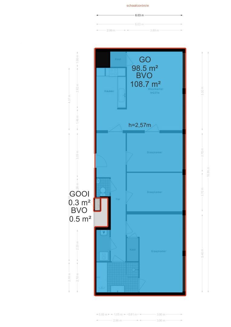 Bellamystraat 372 F, Amsterdam plattegrond-3
