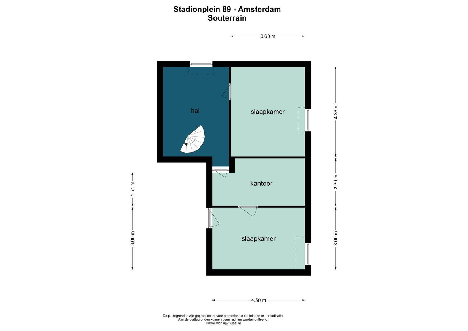 Stadionplein 89, Amsterdam plattegrond-2