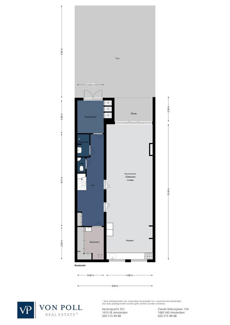 Koninginneweg 164 H, Amsterdam plattegrond-2