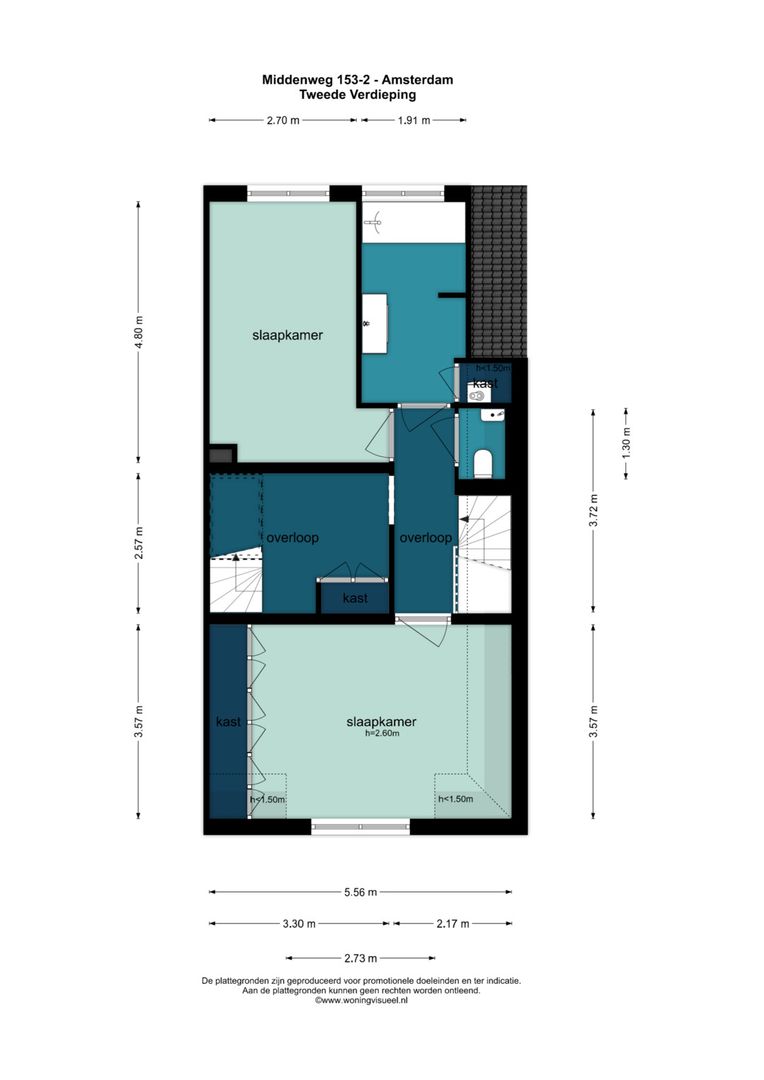 Middenweg 153 2, Amsterdam plattegrond-4
