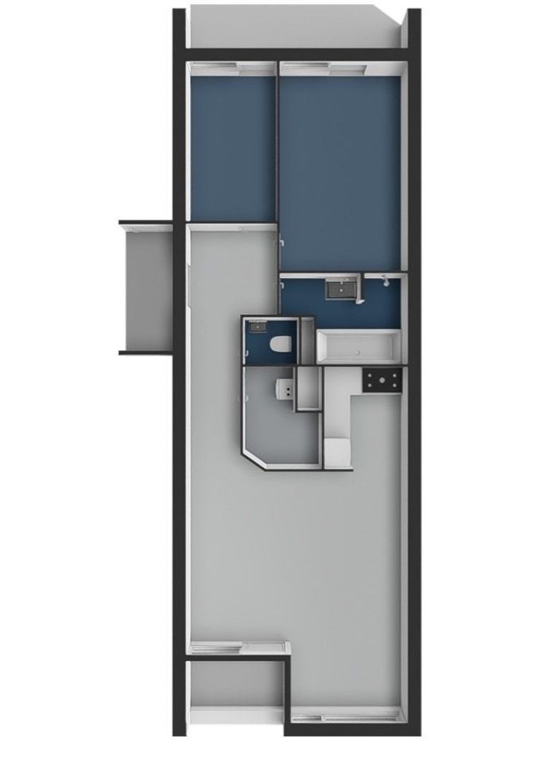 Nieuwe Achtergracht 4 C, Amsterdam plattegrond-2