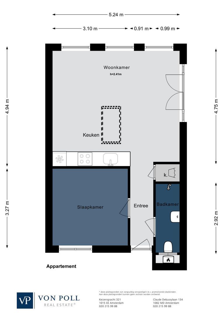 Laurierstraat 246 G, Amsterdam plattegrond-0