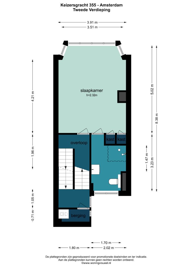 Keizersgracht 355, Amsterdam plattegrond-5