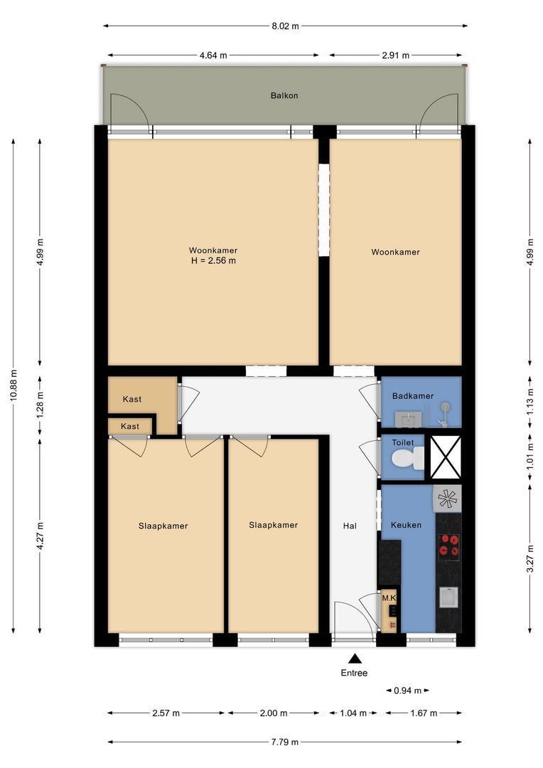 Isabellaland 916, Den Haag plattegrond-0