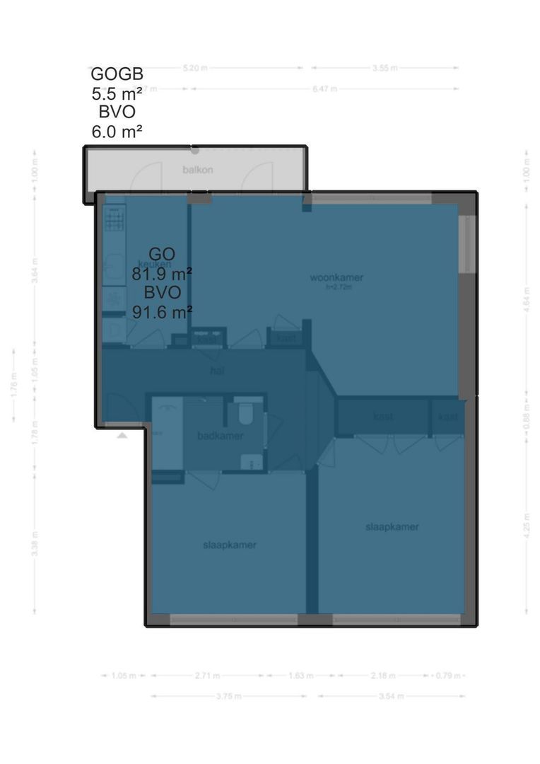 Edisonstraat 22 2, Amsterdam plattegrond-0