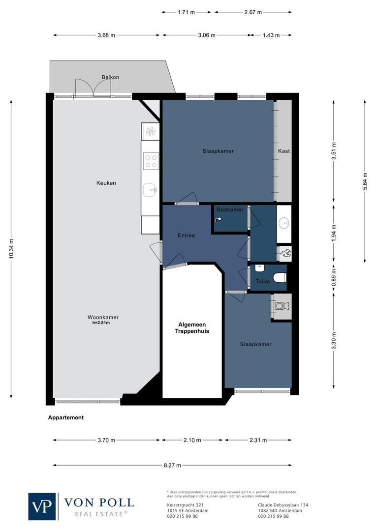 Vrijheidslaan 31 2, Amsterdam plattegrond-0