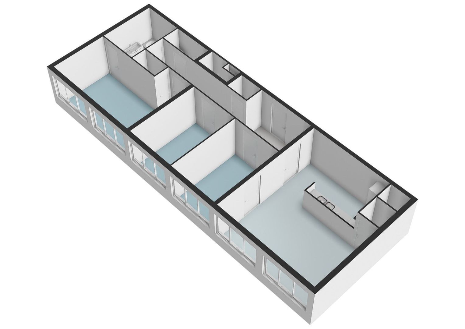 Bellamystraat 372 F, Amsterdam plattegrond-1