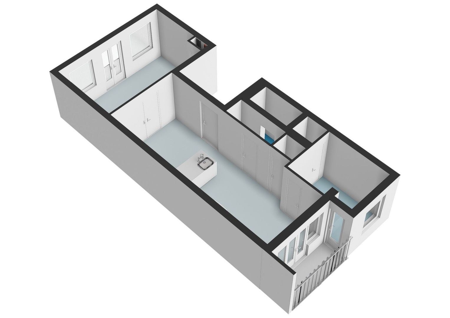 Kanaalstraat 185 2, Amsterdam plattegrond-4