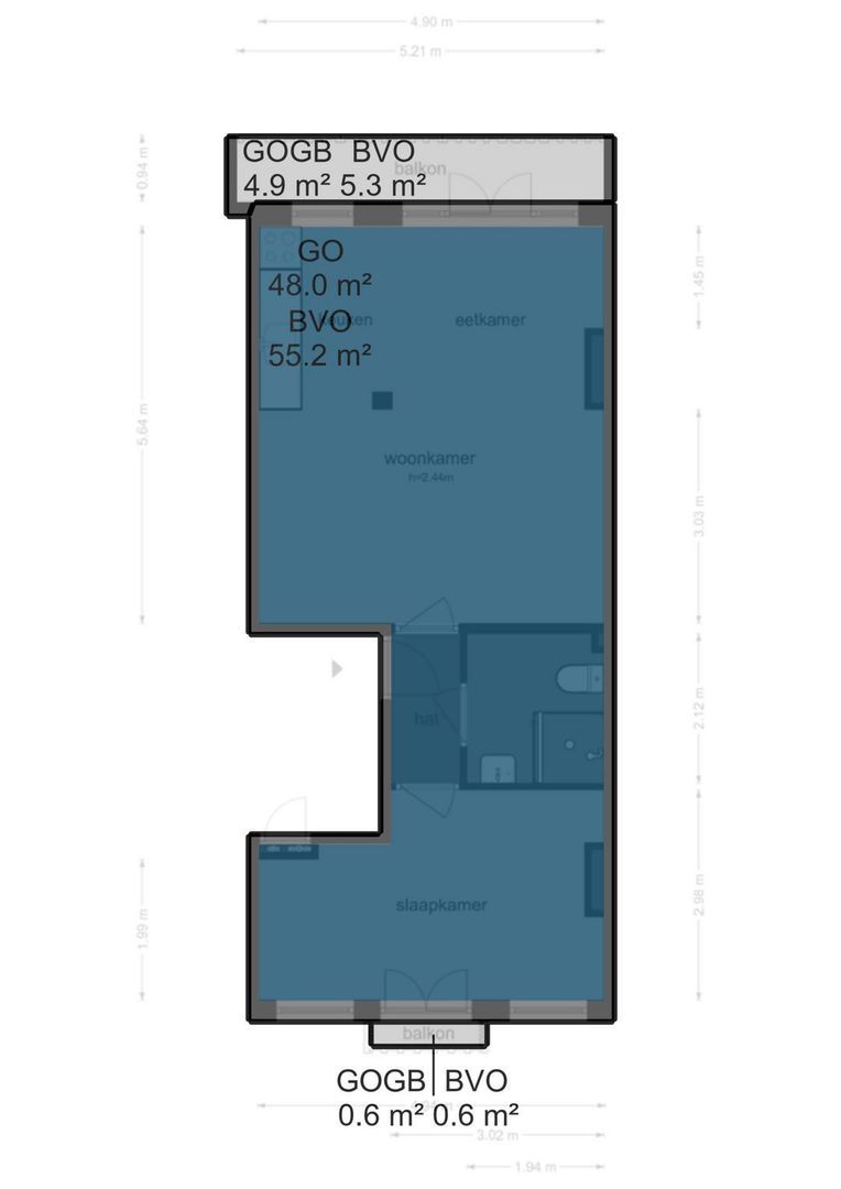 Staringstraat 28 2, Amsterdam plattegrond-0
