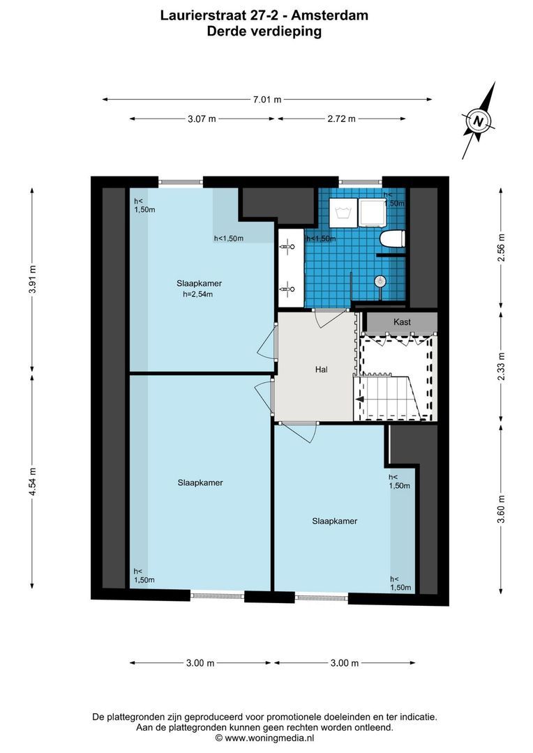 Laurierstraat 27 2, Amsterdam plattegrond-6