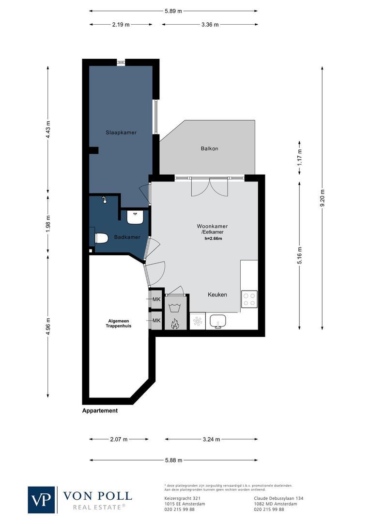 Nassaukade 372 3A, Amsterdam plattegrond-0