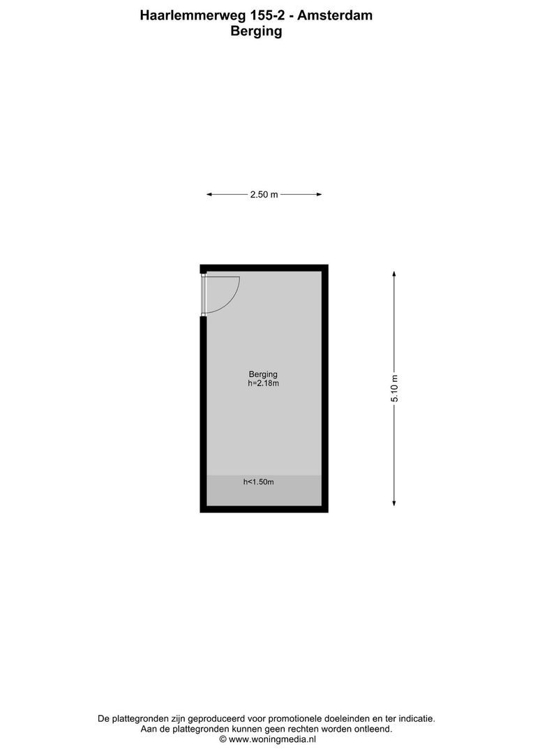 Haarlemmerweg 155 2, Amsterdam plattegrond-3