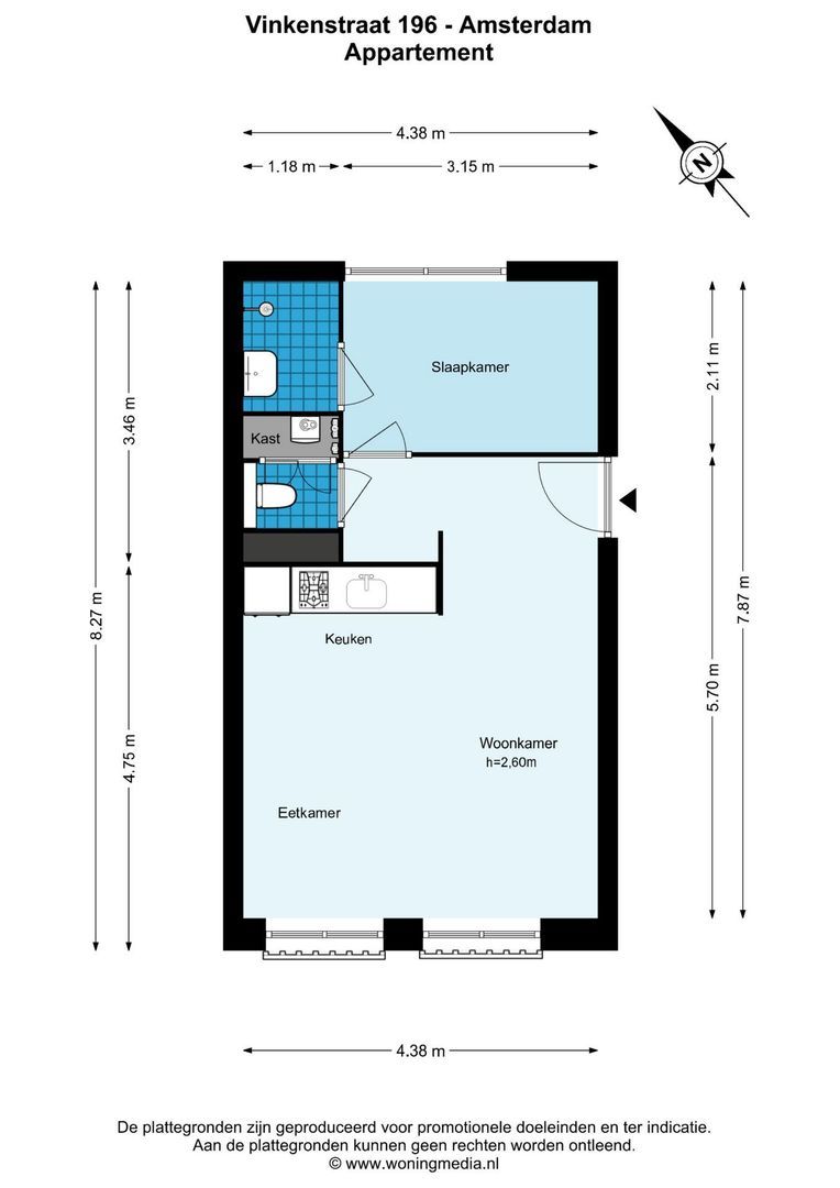 Vinkenstraat 196, Amsterdam plattegrond-0