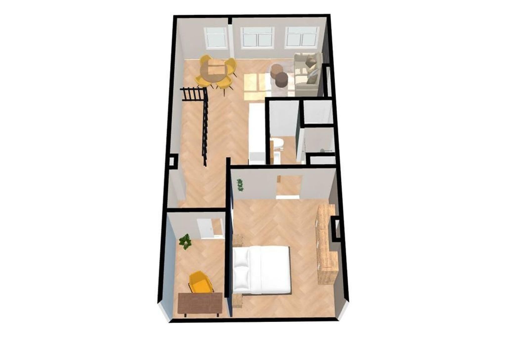 Nassauplein 20 C, Den Haag plattegrond-0
