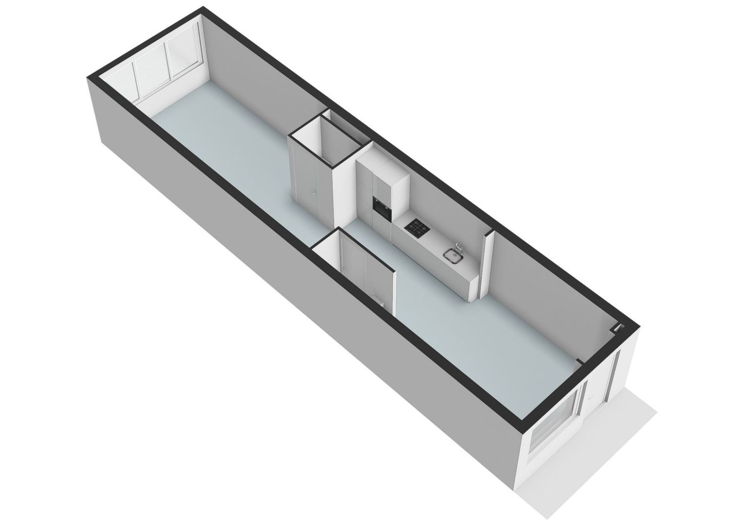 Nieuwpoortstraat 94 D 9, Amsterdam plattegrond-1