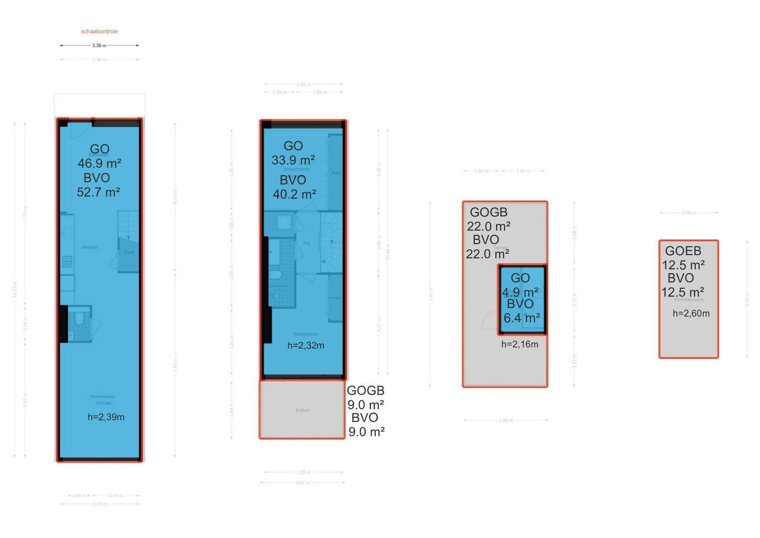 Nieuwpoortstraat 94 D 9, Amsterdam plattegrond-9
