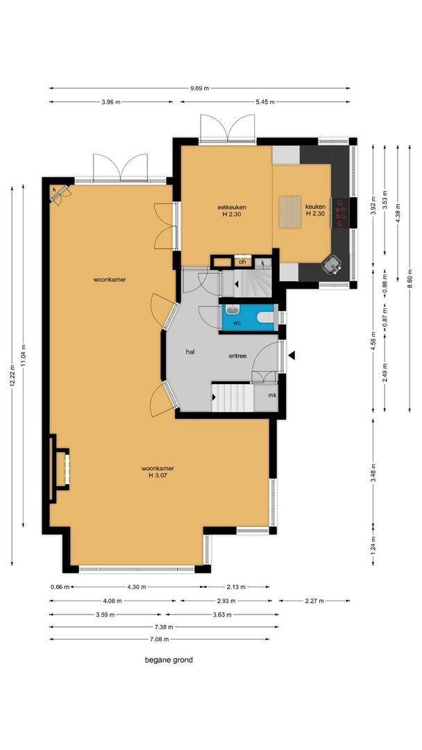 Groot Hoefijzerlaan 46, Wassenaar plattegrond-0