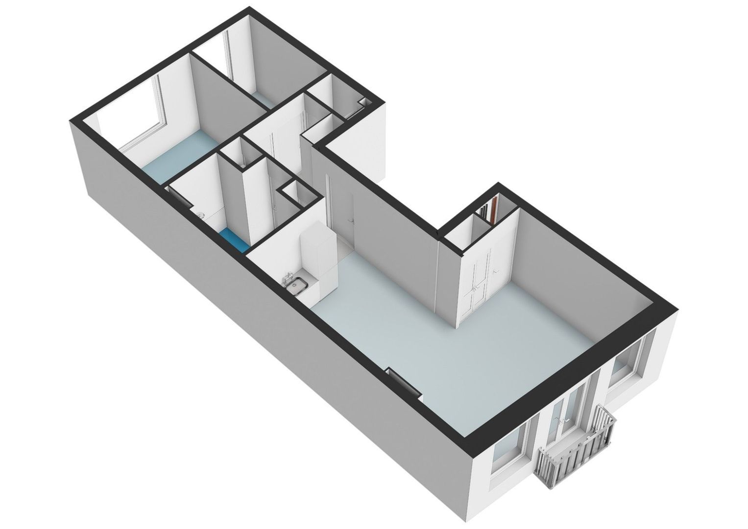 Da Costakade 87 A 2, Amsterdam plattegrond-1
