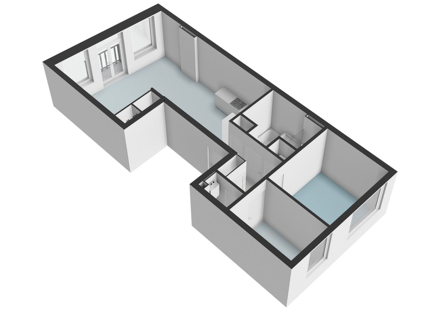 Da Costakade 87 A 2, Amsterdam plattegrond-2