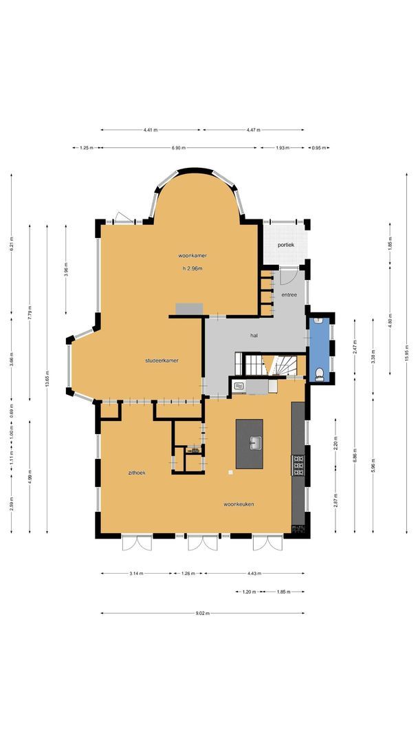 Koninginneweg 4, Wassenaar plattegrond-0