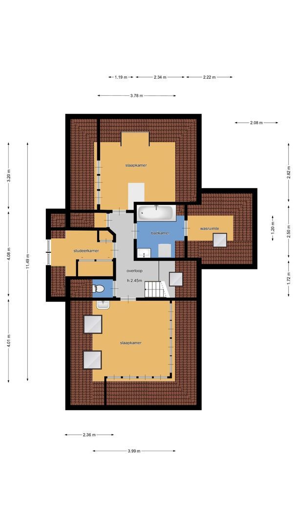 Koninginneweg 4, Wassenaar plattegrond-2
