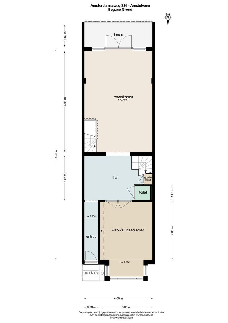 Amsterdamseweg 326, Amstelveen plattegrond-0