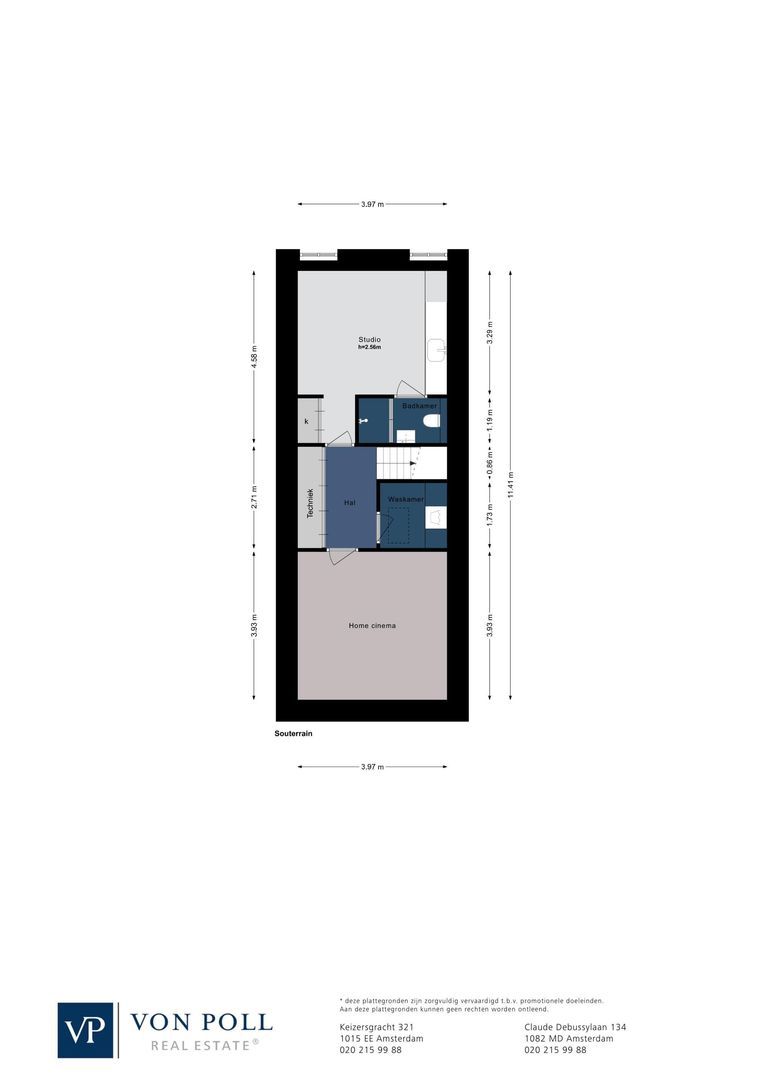 Reguliersgracht 111, Amsterdam plattegrond-3