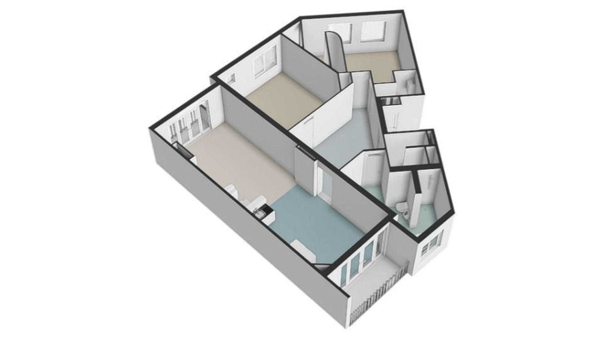 Banstraat 54 3, Amsterdam plattegrond-2