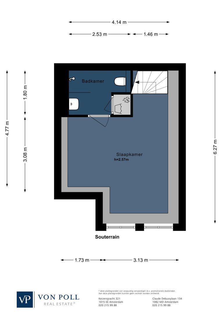 Jacob van Lennepkade 64 HV, Amsterdam plattegrond-1