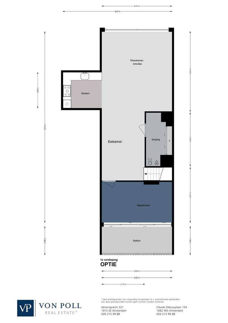 Veemkade 1166, Amsterdam plattegrond-1