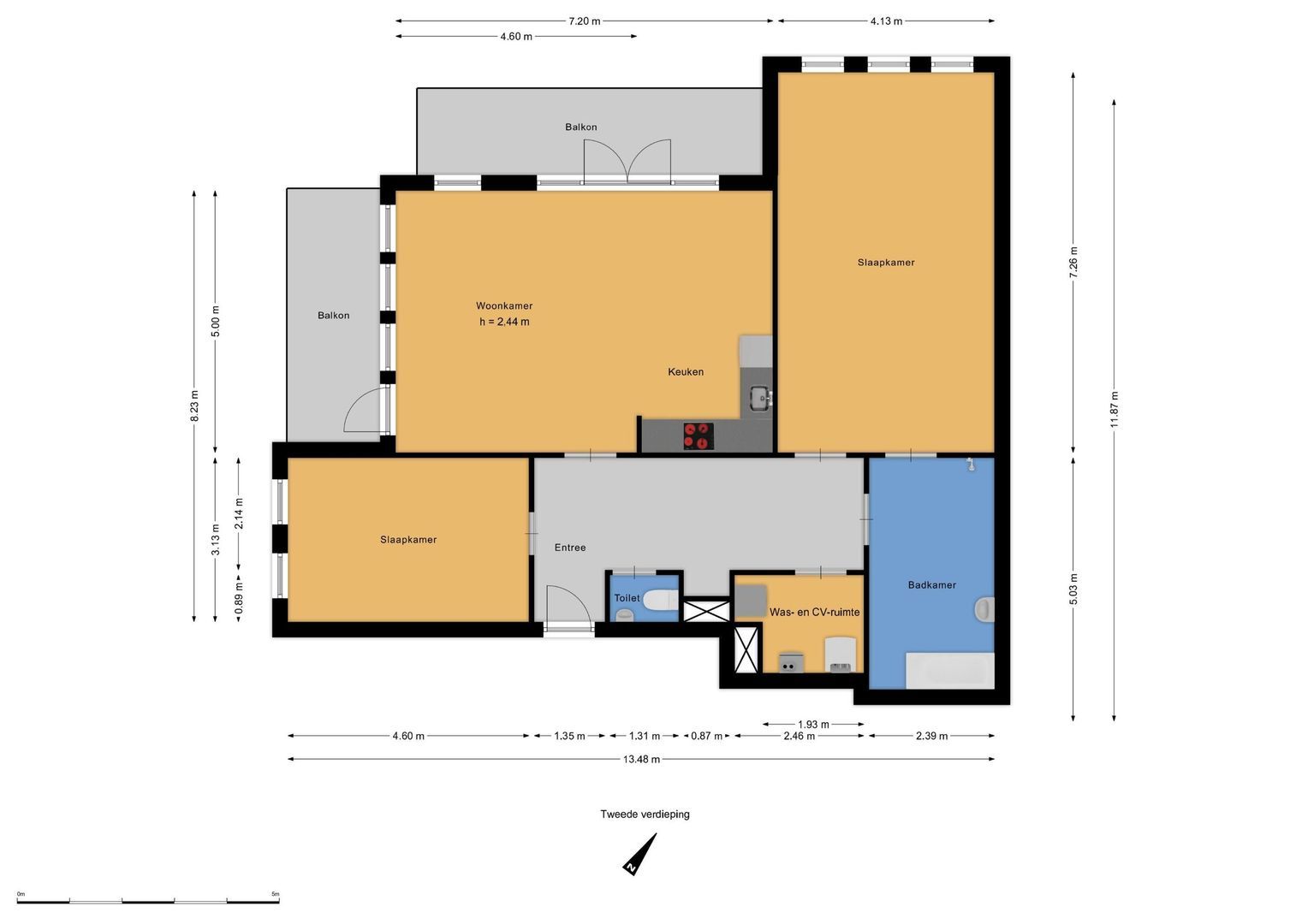 Van Bommellaan 43, Wassenaar plattegrond-0