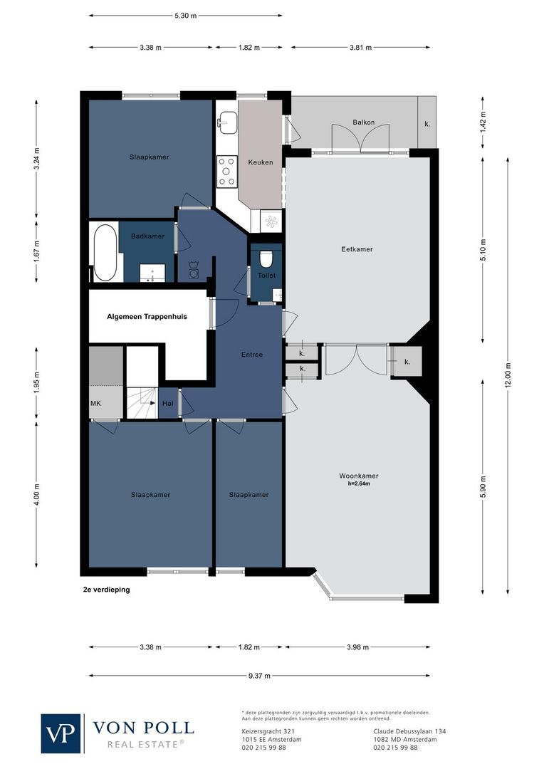 Churchill-laan 127 2, Amsterdam plattegrond-0