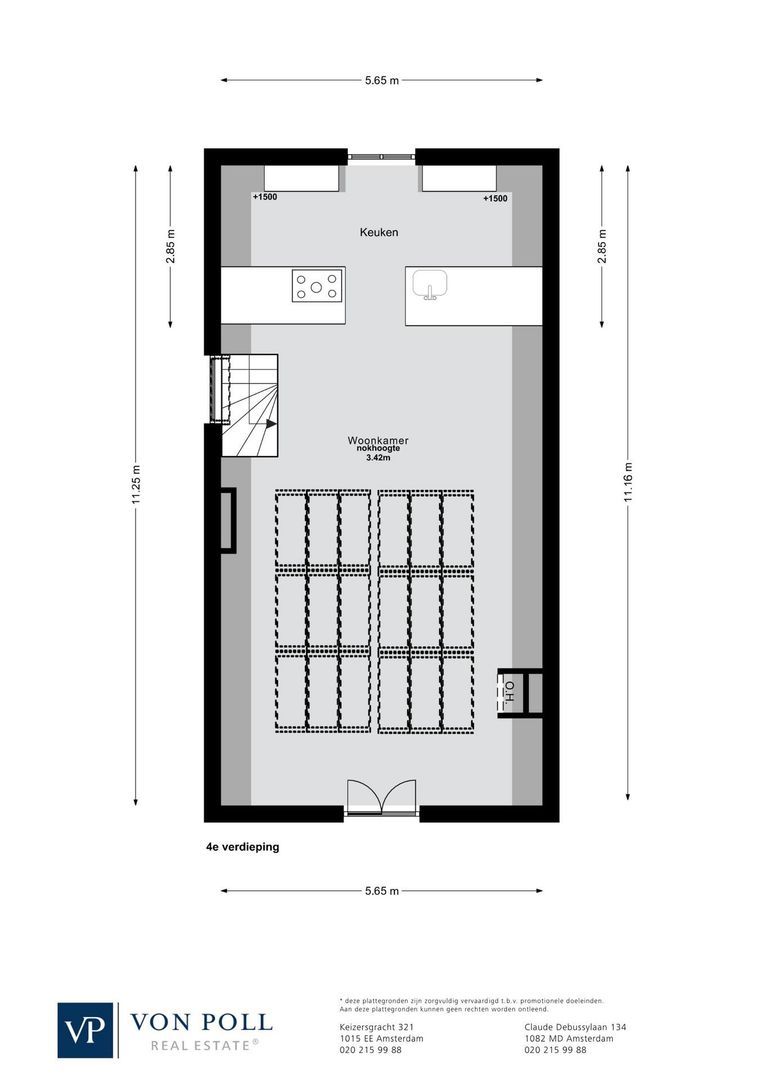 Hemonystraat 5 2, Amsterdam plattegrond-3