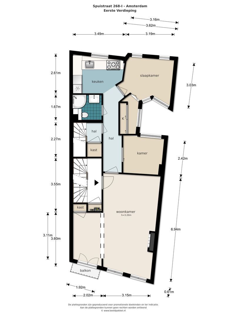 Spuistraat 268 1, Amsterdam foto-29